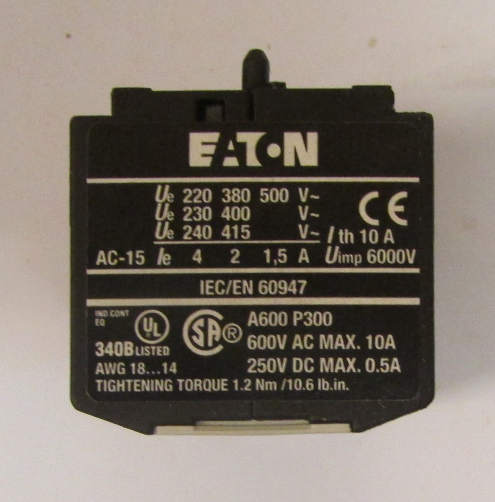 EATON XTMCXFD11 Mini Contactor Front Mount Auxiliary