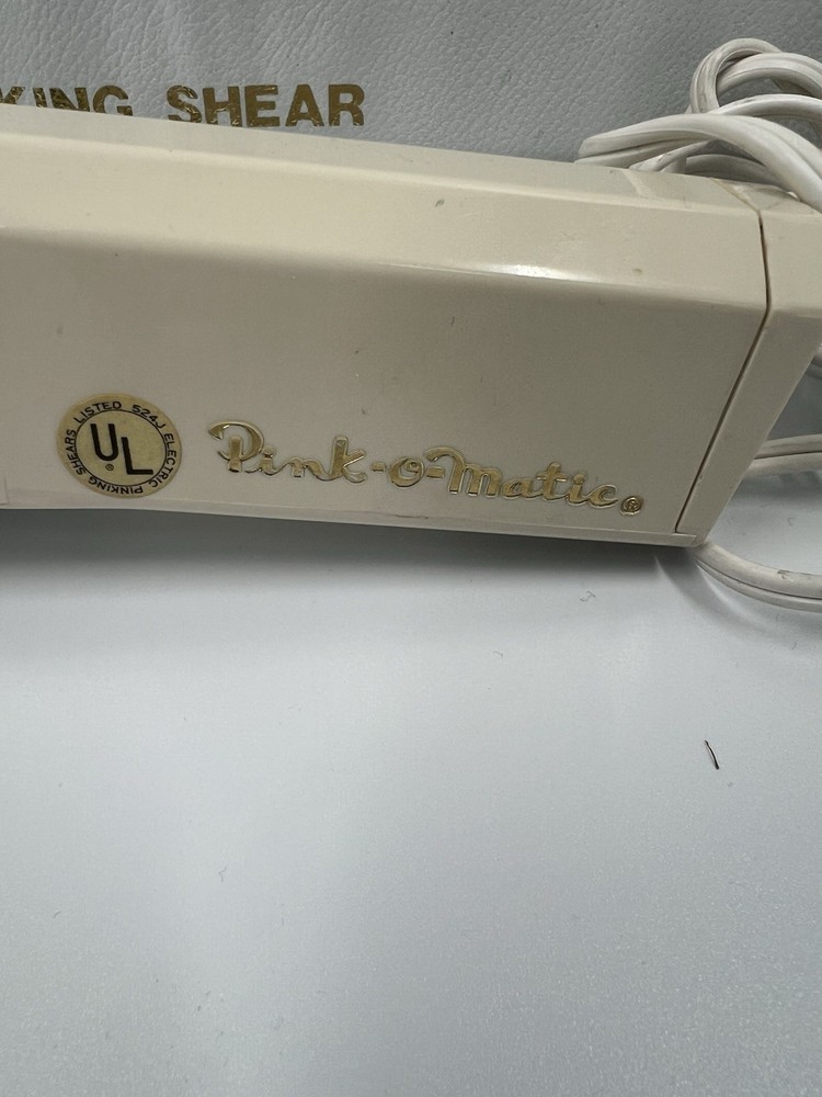 Vintage "Pink-o-Matic" electric pinking shears