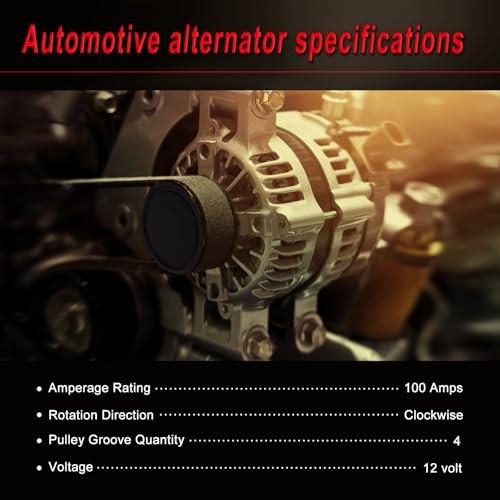 Alternator for Equinox 2010-2017, Regal 2012,2015-2017, Terrain 2010-2017,