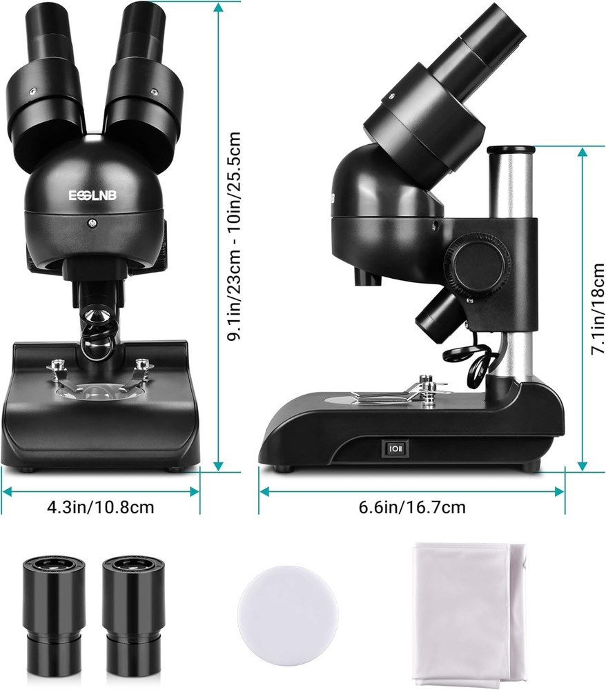 Mounted Binocular Stereo Microscope, Microscopes, Portable Biological Microscope