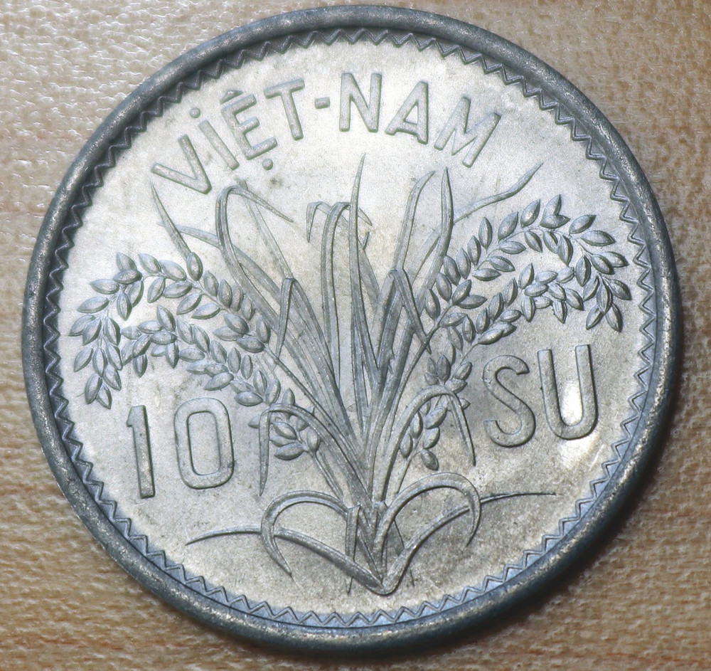 1953 Vietnam 10 Su Unc.