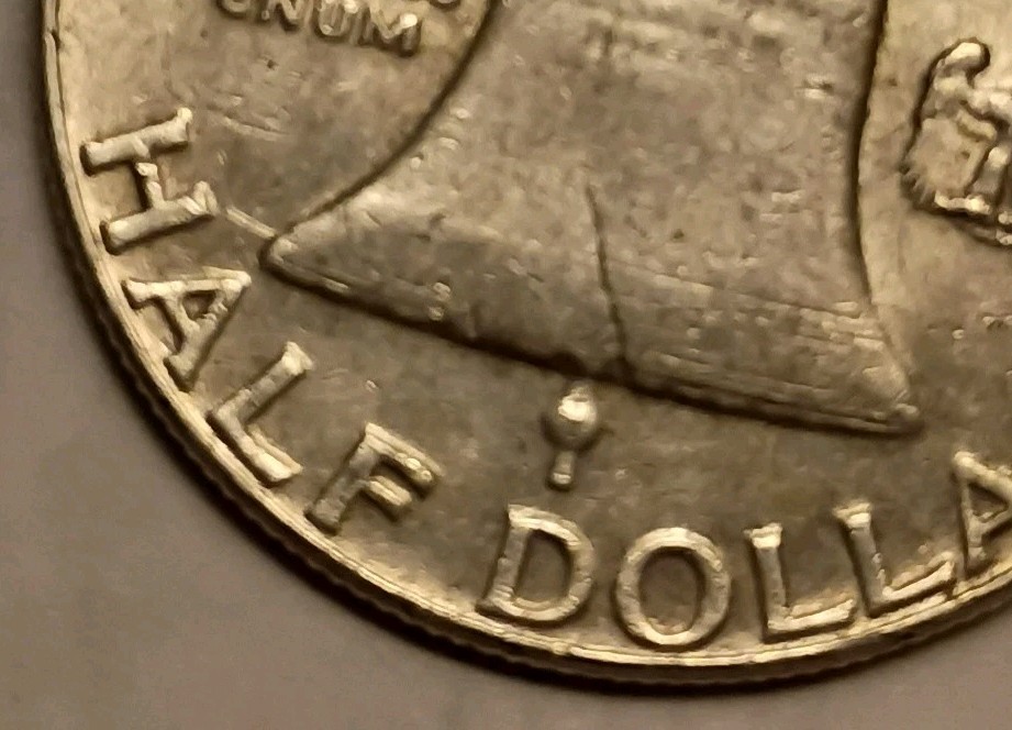 1963 Franklin Half Reverse/Front Align Error, 11.25g .9 Silver