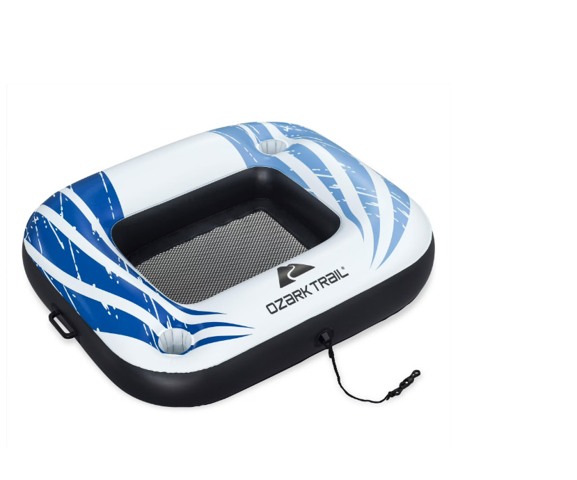 Ozark Trail Blue & White Floating Cooler Float for Pools & Lakes