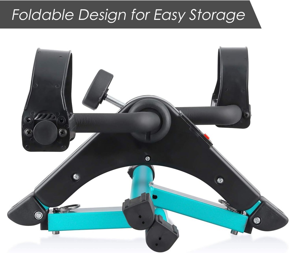 Folding Pedal Exerciser, Under Table Bicycle Pedal Exerciser