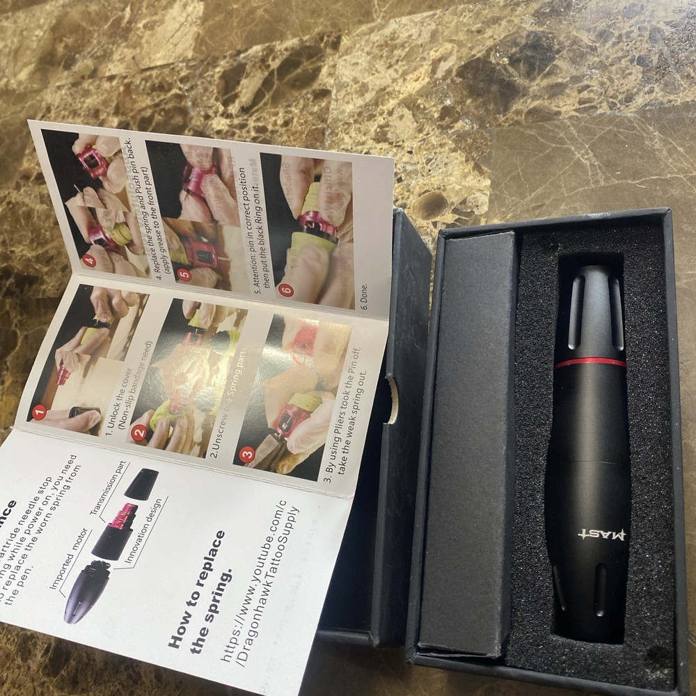 Dragonhawk Tattoo Machine Black