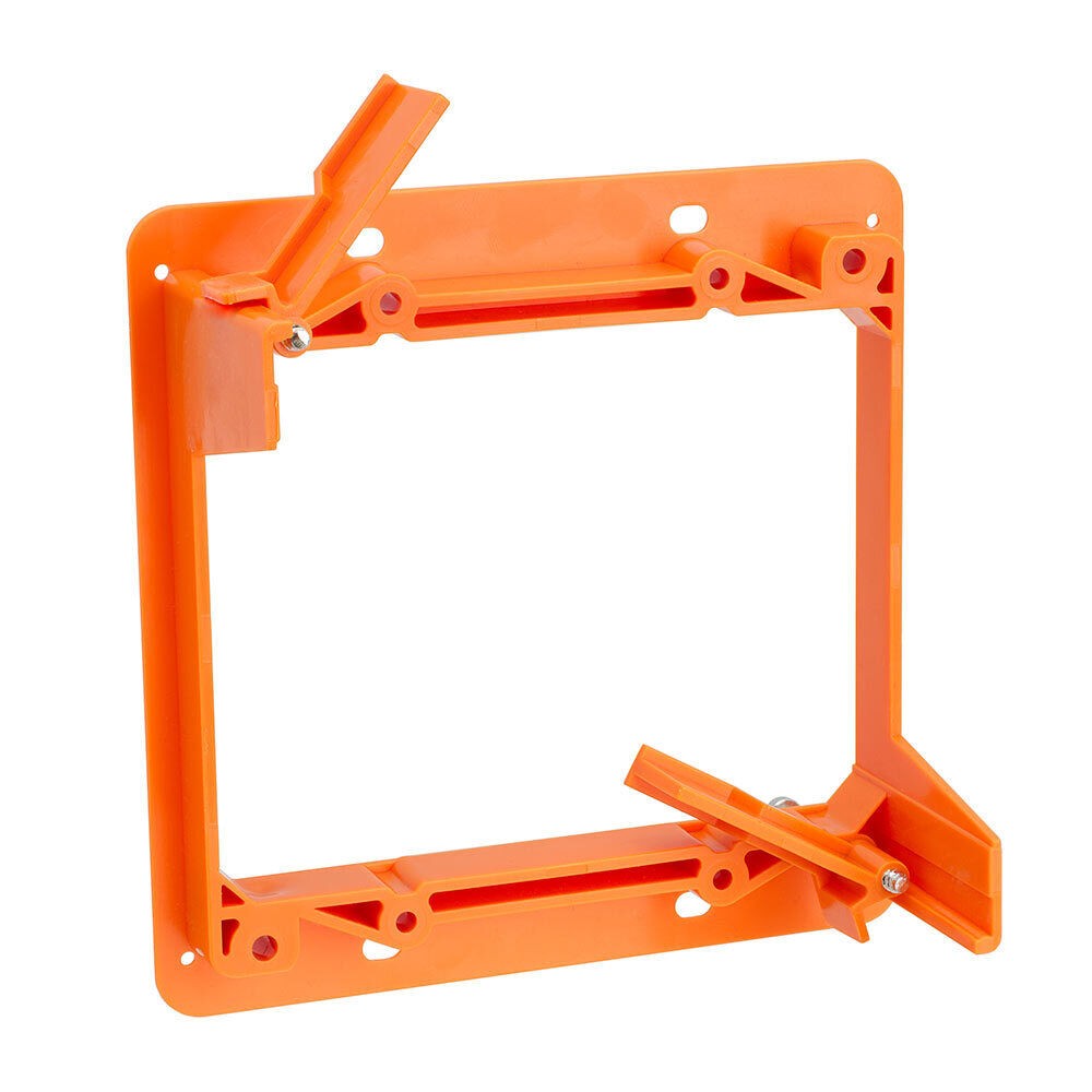 Low Voltage Mounting Bracket 2 Gang Drywall Wall Plate Mount Faceplate Base 3PCS