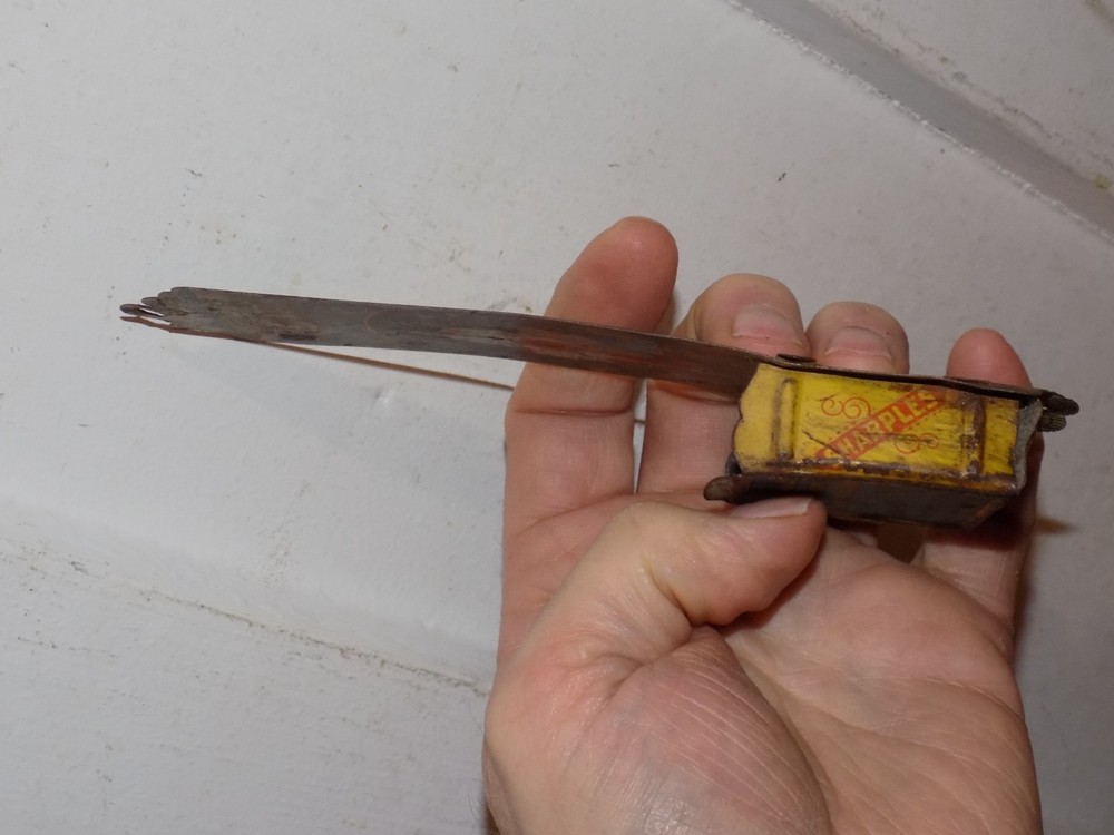 Vintage The Sharples Separator Tin Match Safe