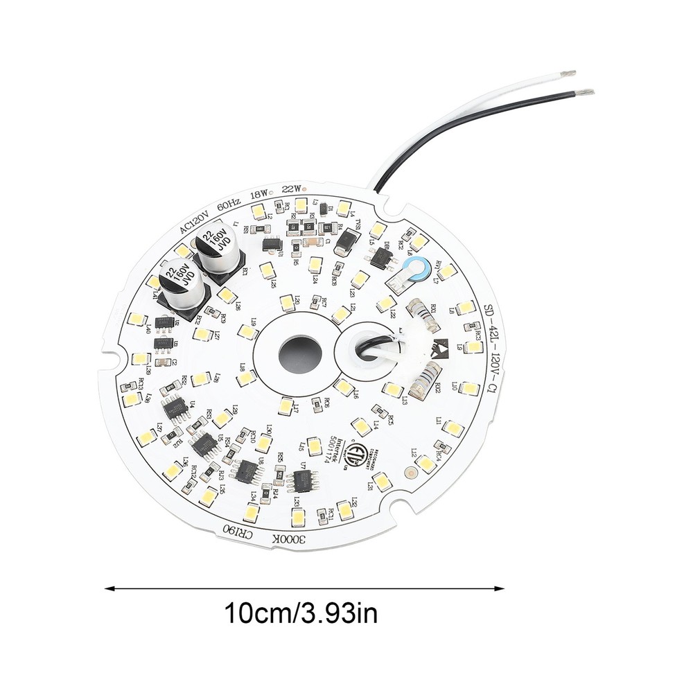 3.93inch LED Ceiling Fan Light Replacement Panel Dimmable 18W 4000K Natural