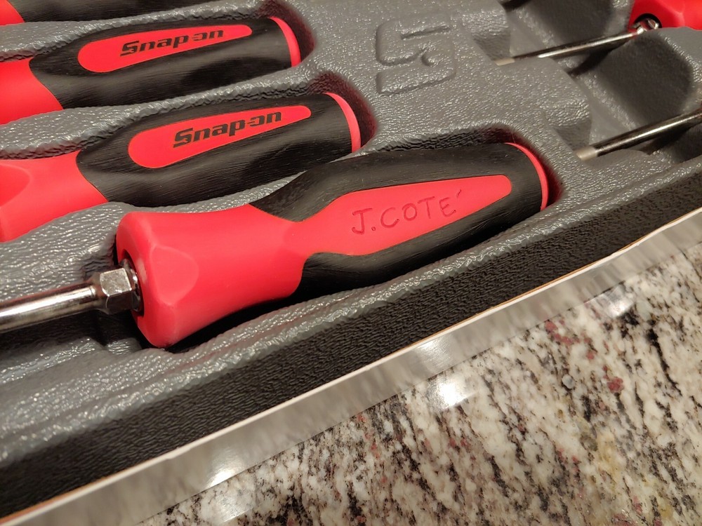 Snapon Tools 9pc Instinct Torx Screwdriver Set - RED