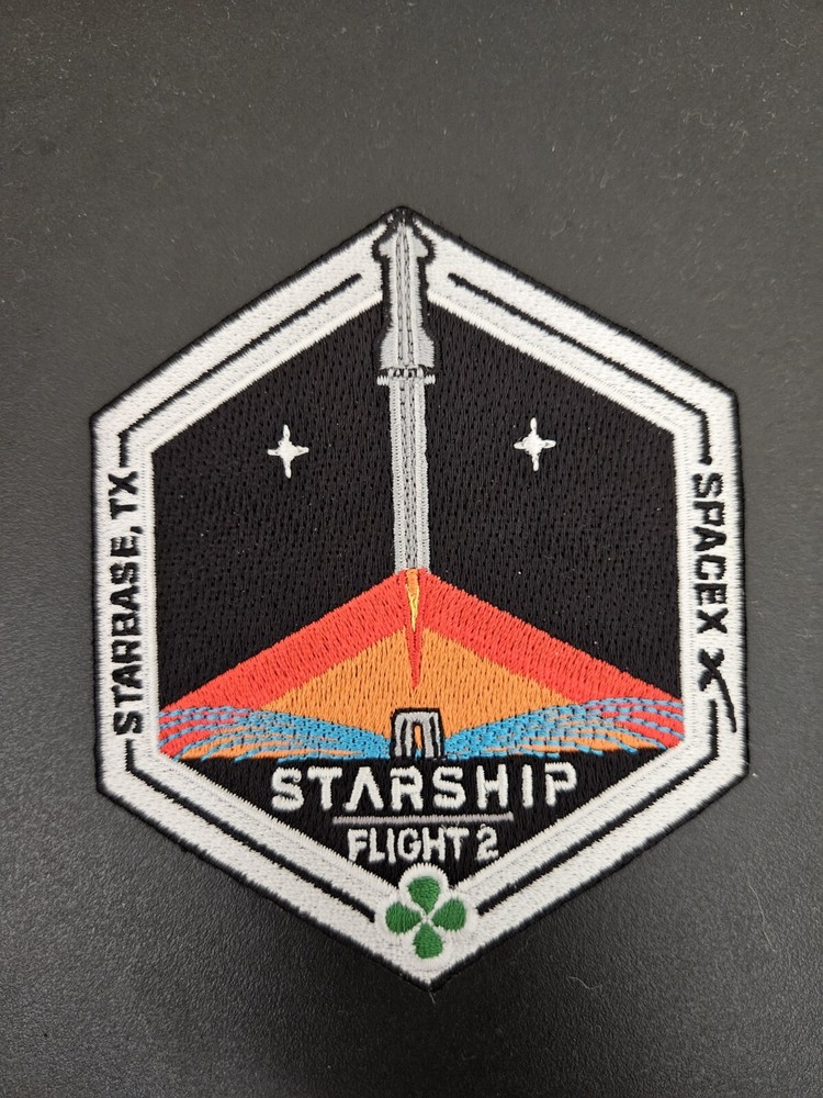 SpaceX Starship Test Flight 2 Employee Patch
