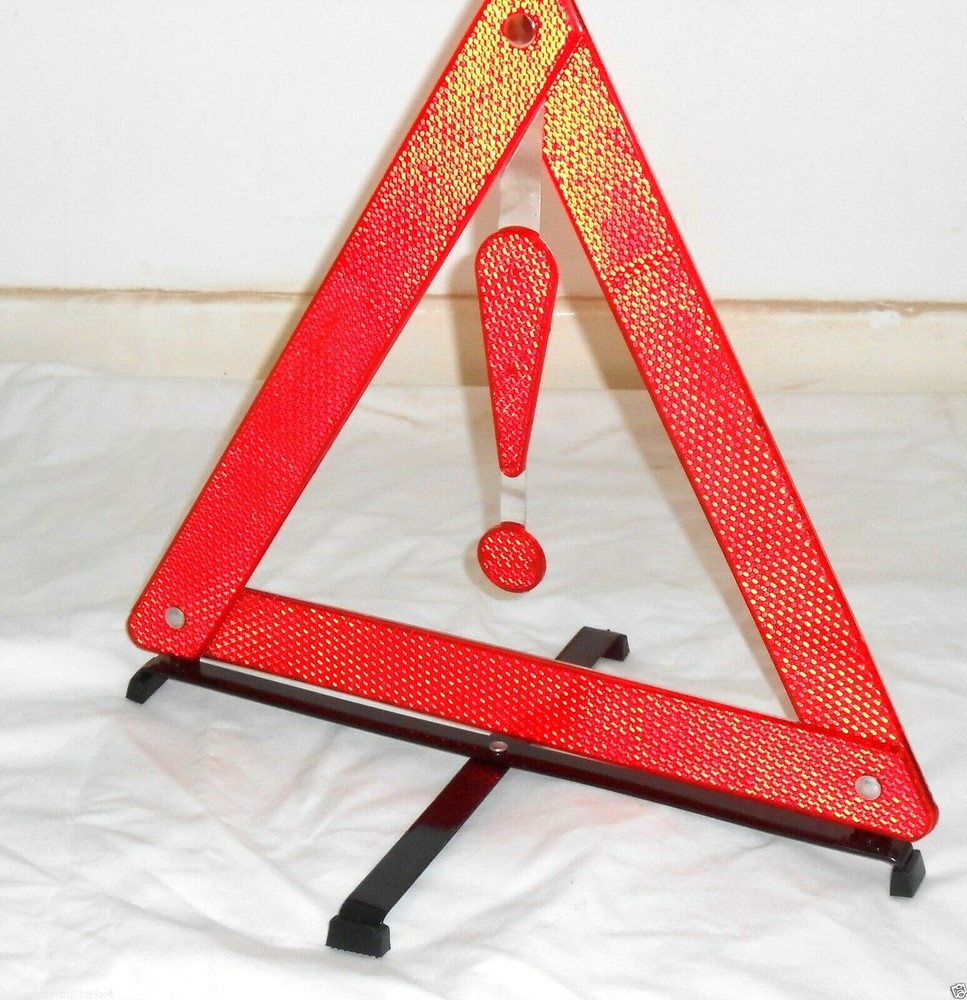 Reflective Warning Foldable Triangle Car Hazard Breakdown EU Emergency - AWT001