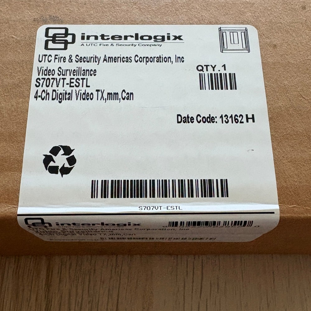 Interlogix S707VT-ESTL 4Ch Video Transmitter Module Security System