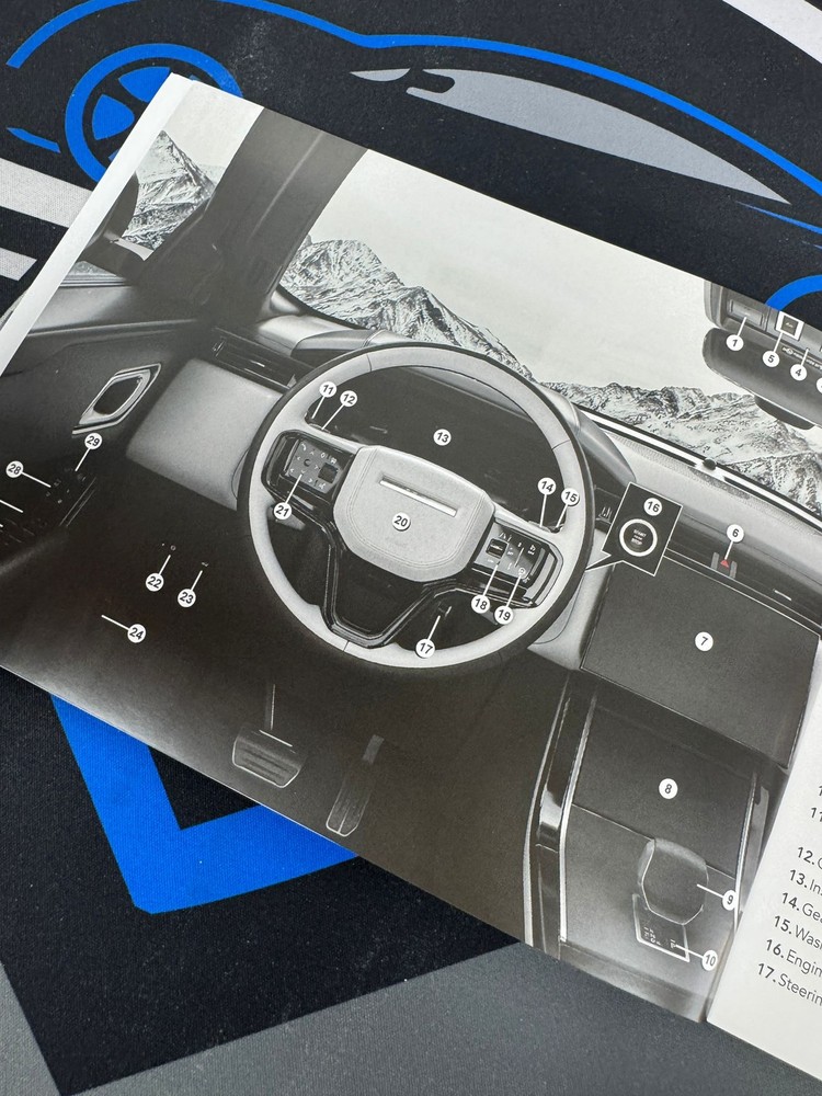 RANGE ROVER VELAR MANUAL / HANDBOOK QUICK REFERENCE GUIDE 2020~2024 (2023)!!!