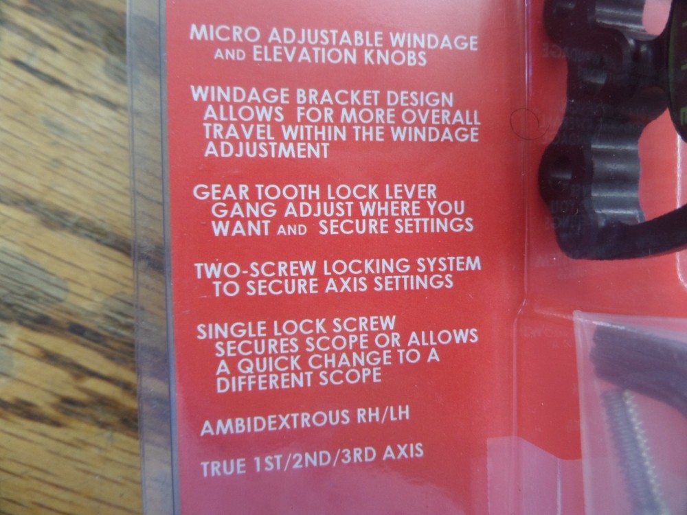 Axcel ArmorTech Lite Sight - 41mm Scope - 3pin .019 - Non-Dampened Fixed Mount