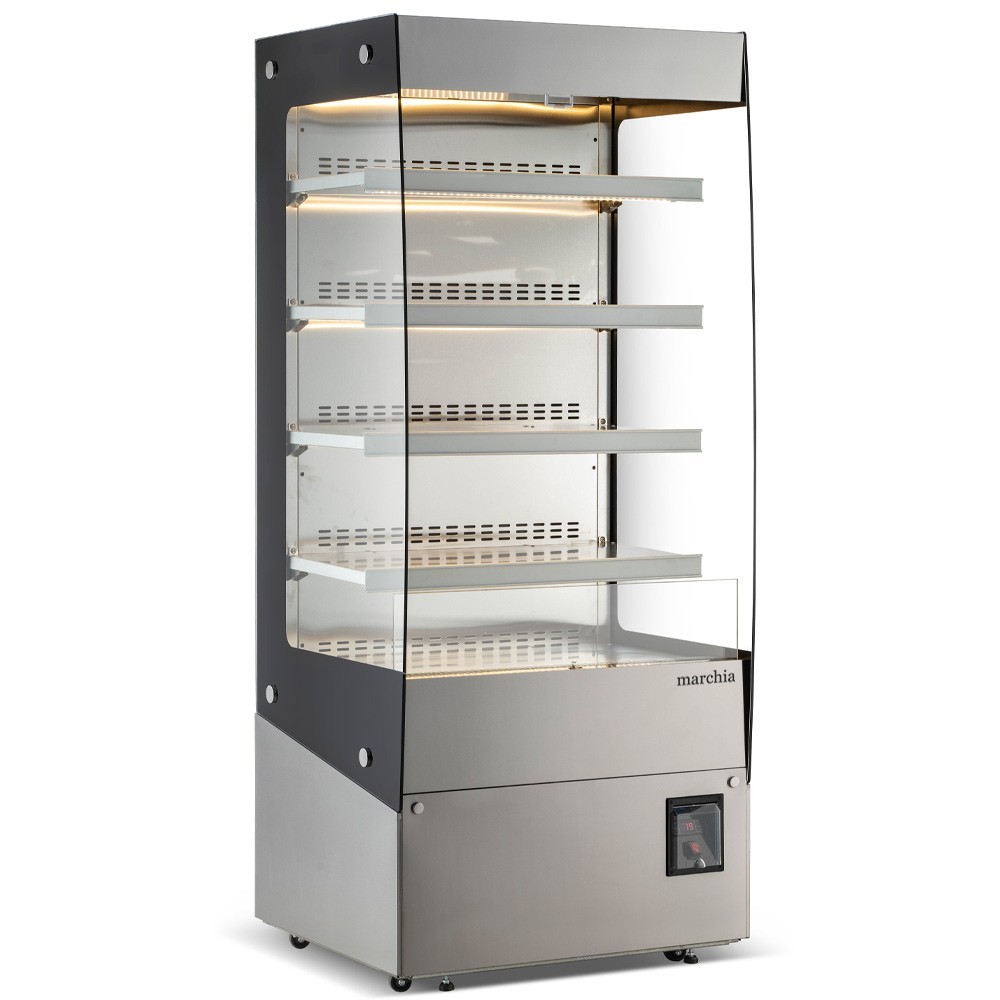 34" Open Air Heated Display Merchandiser, 80"H