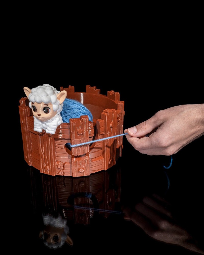 Peasheepful Kit Yarn Bowl and Hook Case