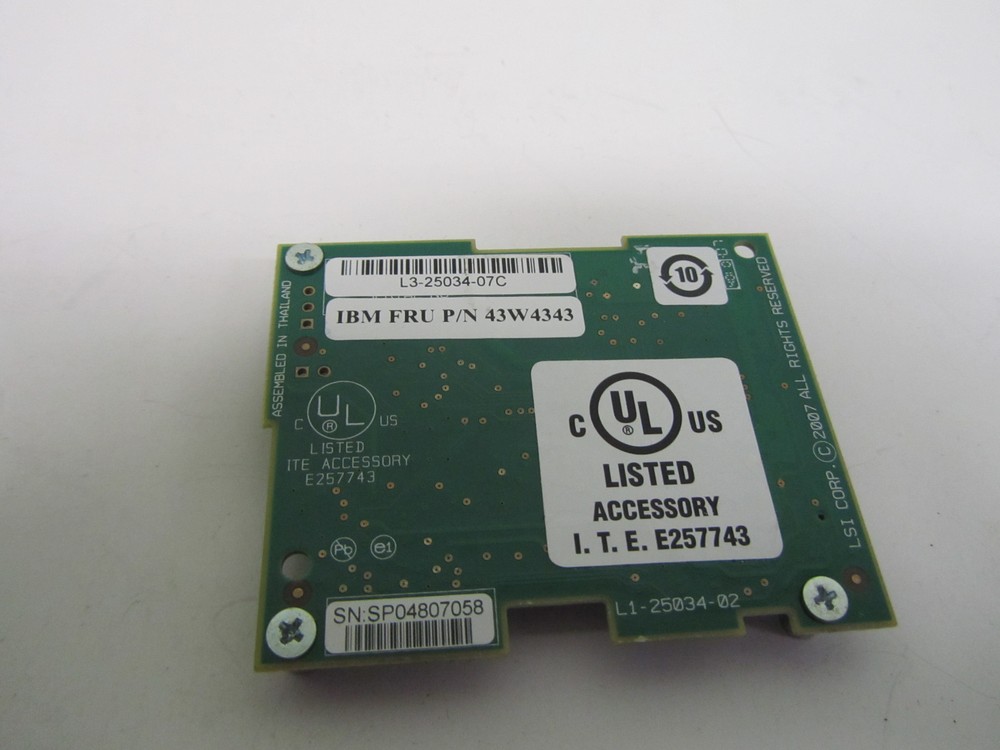LSI LOGIC 25034-02 Battery Interface Card L1-25034-02