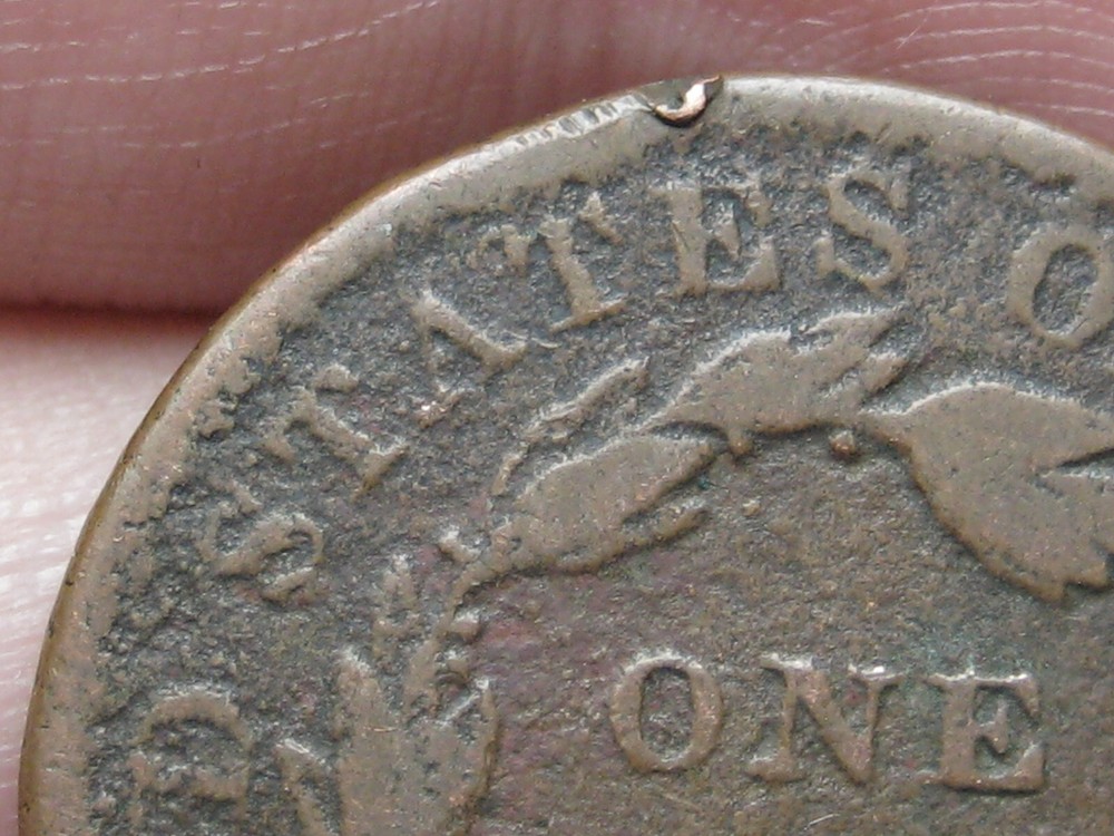 1832 Matron Head Large Cent Penny- Medium Letters, Good/VG Details