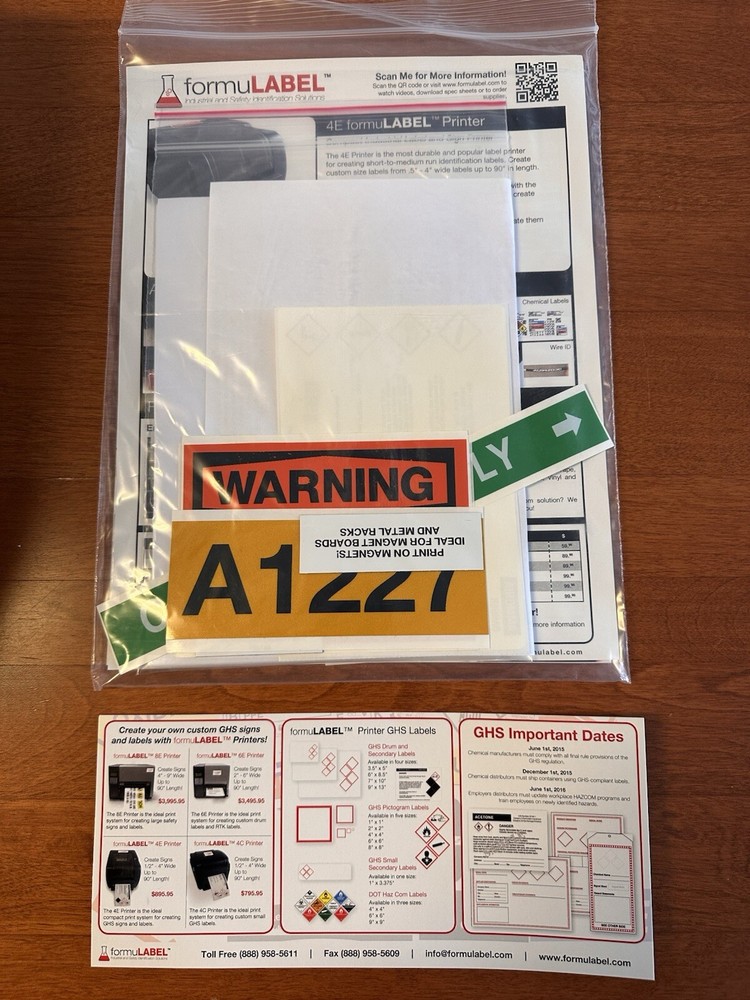 FormuLabel 4e Printer/label Maker