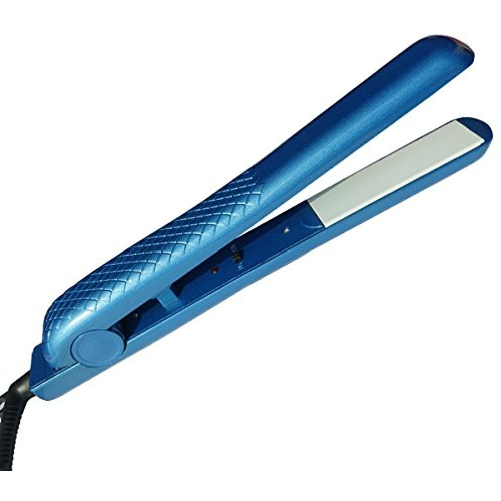 Professional Ceramic Flat Iron Hair Straightener (Blue)
