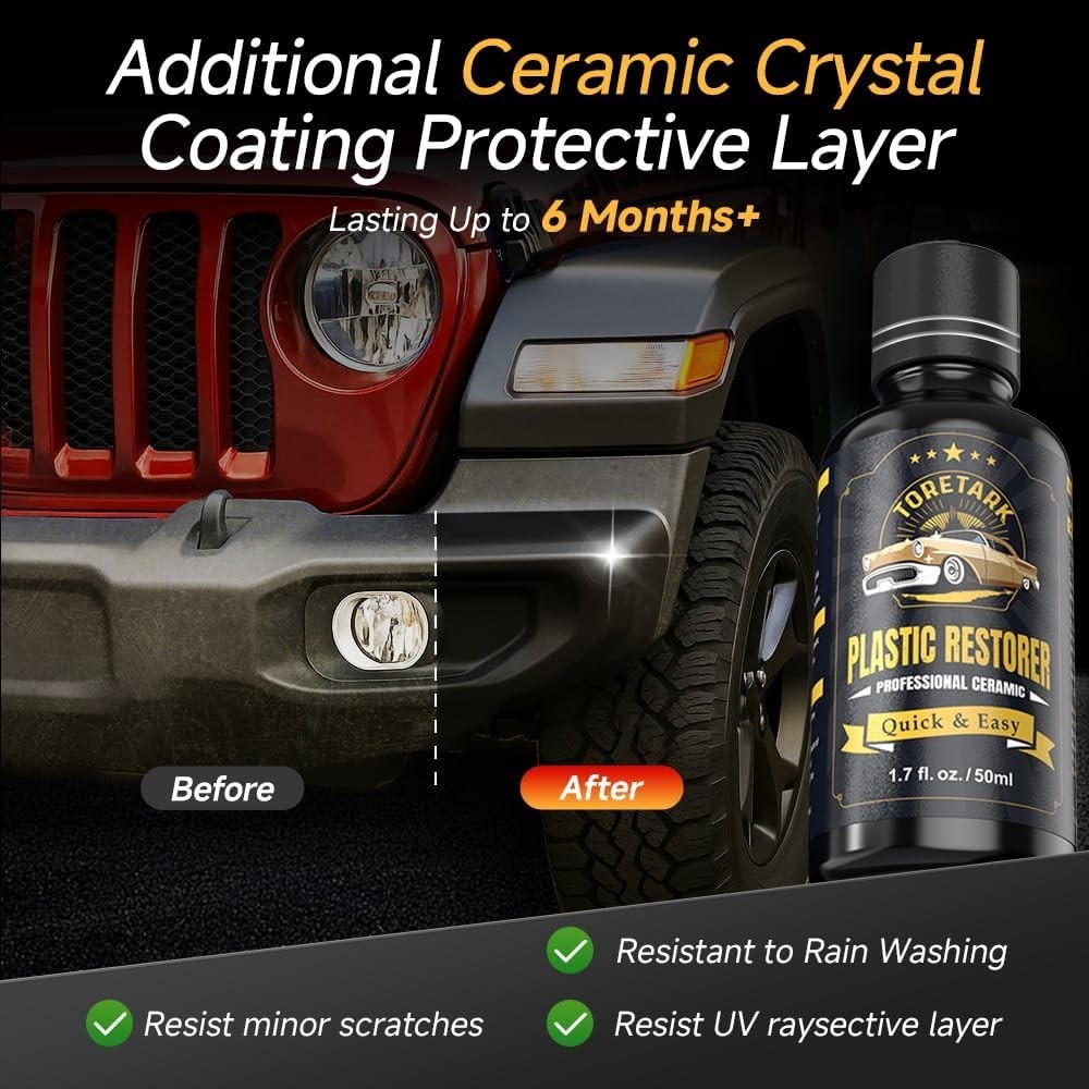 Ultimate Ceramic Coating&Plastic Trim Restorer with Crystal Coating