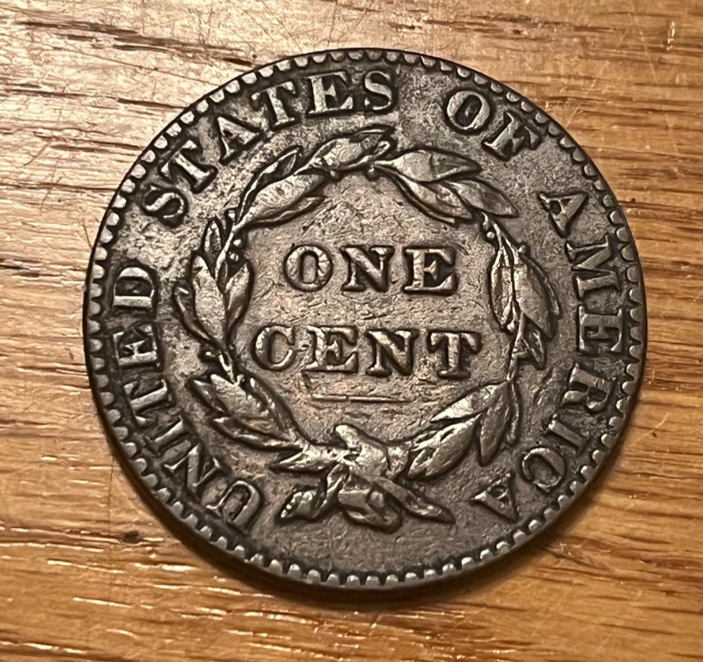 1821 Coronet large cent Fine / VF , nice. & Scarce