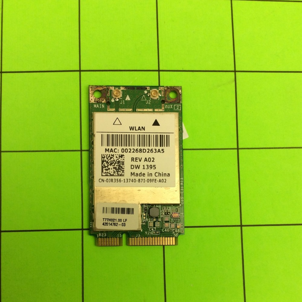 Laptop Computer 002268D263A5 CE0984 Network Card