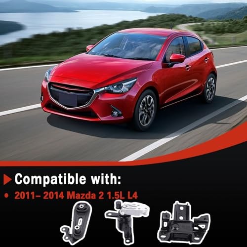 Front Right Engine Motor Mount Compatible with 2011 2012 2011-2014 Mazda 2 1.5L