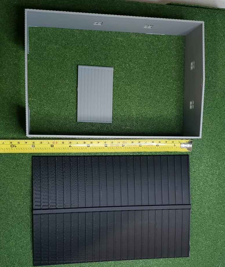 N Scale 1/160 3d Printed MEGA Warehouse Building BIG Pull Thru Door For Freight