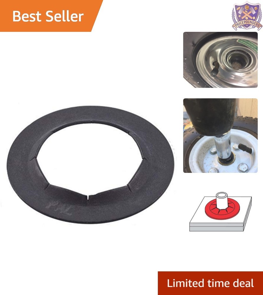 Partially Threaded 5/8" Push-On Pushnut - Secure Attachment for Carts - 2-Pack