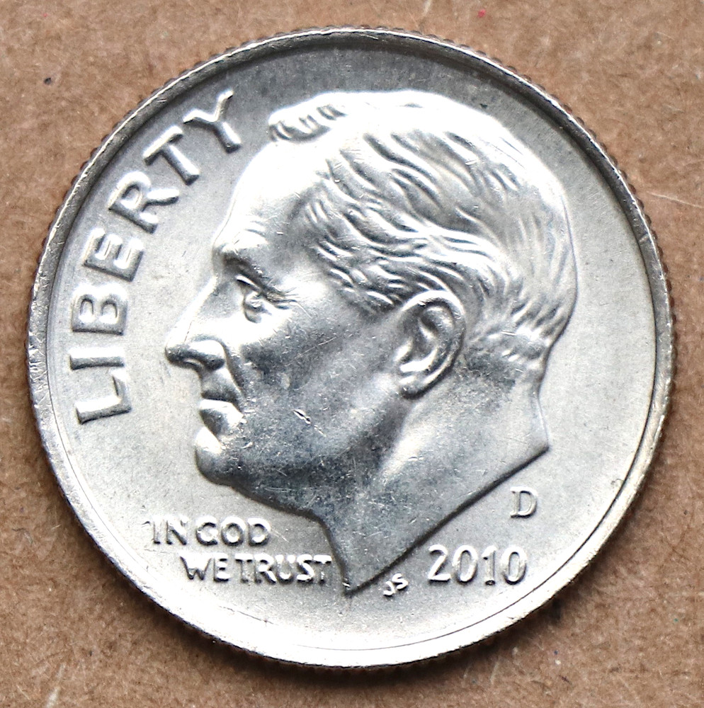 2010 D Roosevelt Dime BU