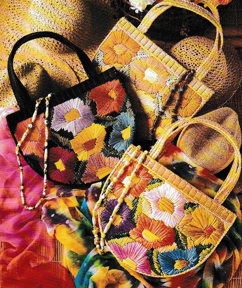Free Form Embroidery Purse - Plastic Canvas Pattern ONLY