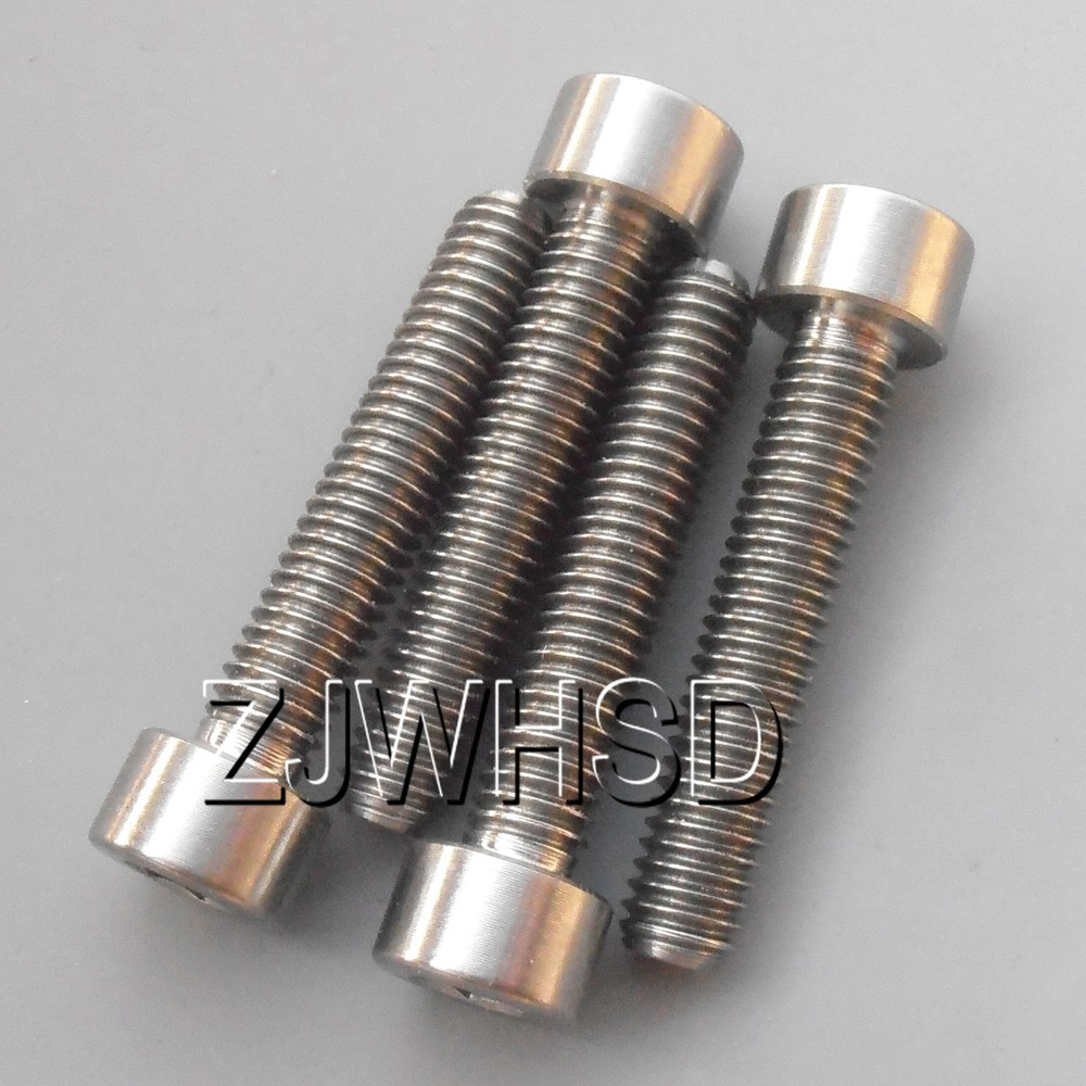 4pcs 10 - 32 x 1" Titanium Ti Screw Bolt Allen Hex Socket Cap Head USA Thread