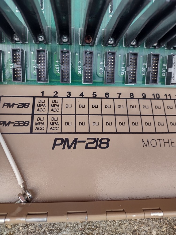 2 Harris Pacemaker PM-218 Autogram Broadcast Mixing Board VU METERS