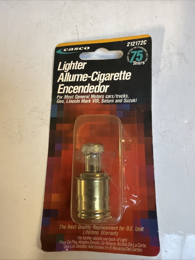 Casco Lighter Dash Panel Mount Well Lighter Replacement Heavy Duty 212172C