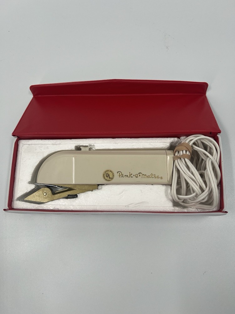 Vintage "Pink-o-Matic" electric pinking shears