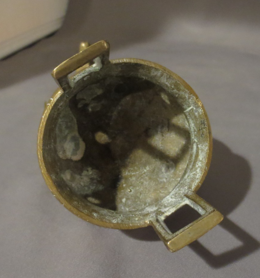 Vintage Chinese Incense Burner Brass