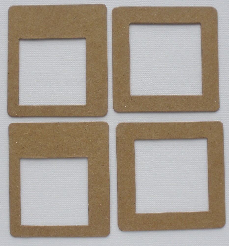 {8} *SLIDE MOUNTS* - Bare Mini Frames Chipboard Die Cuts