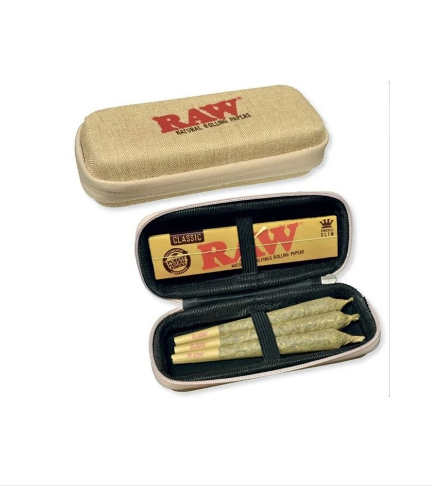 raw classic KING size pre rolled cone+RAW cone wallet case