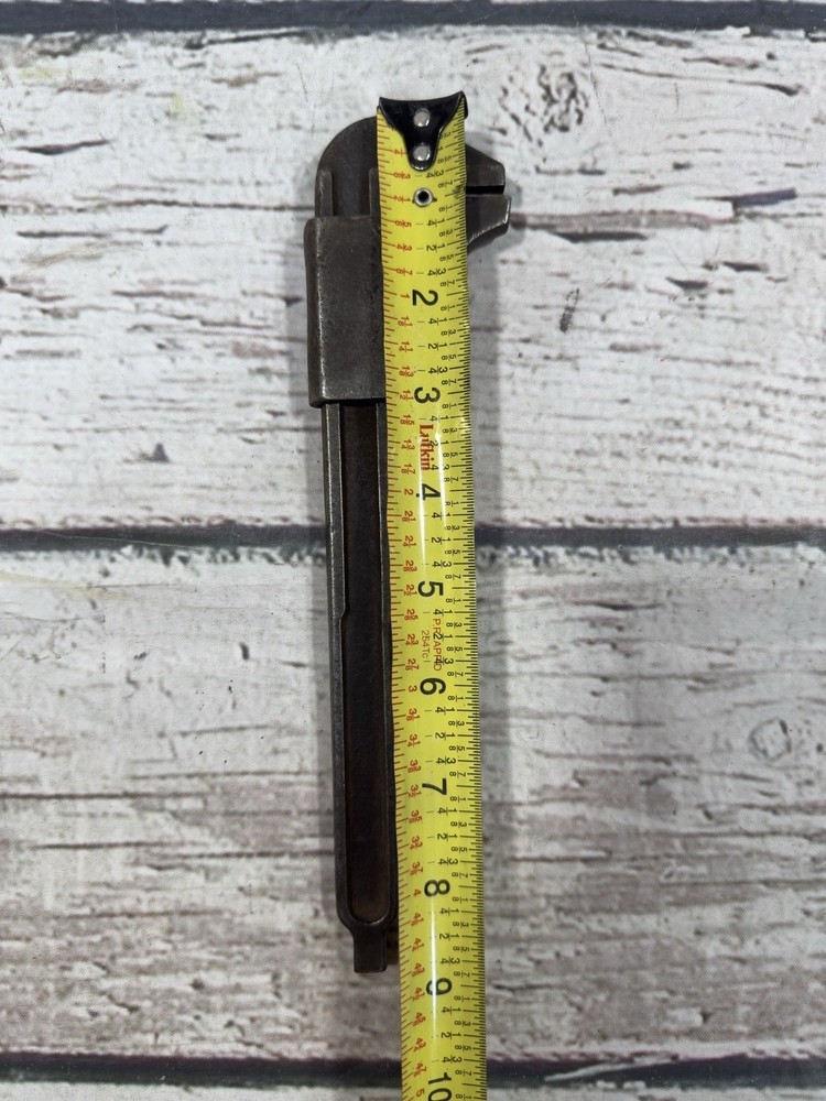 VTG Ford USA Adjustable Monkey Pipe Wrench "M" 9 Inch Script Logo Marked Tool