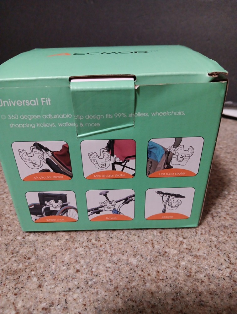 ACCMOR 2 in 1 Stroller Cup & Phone Holder