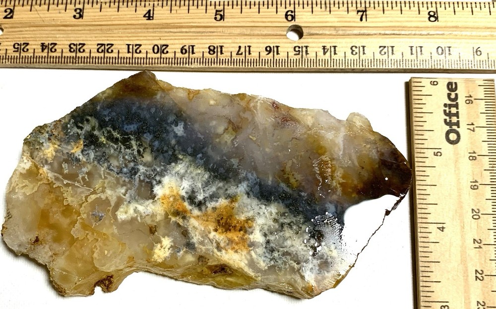 Graveyard Point Plume Agate With Copper Inclusions