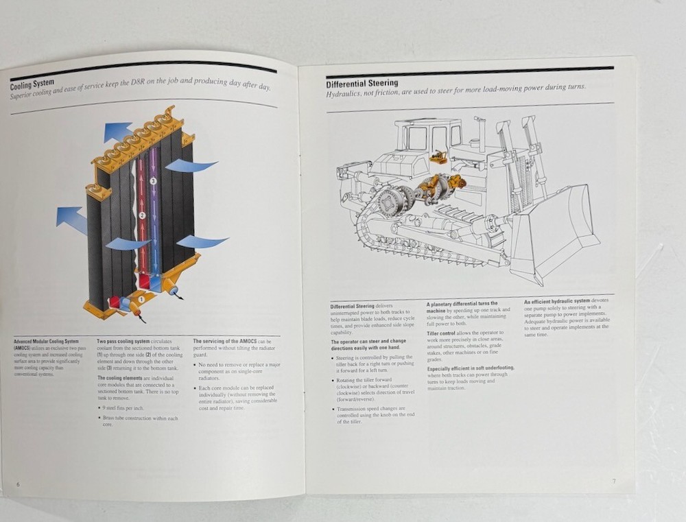 CATERPILLAR BROCHURE D8R Track Type Tractor