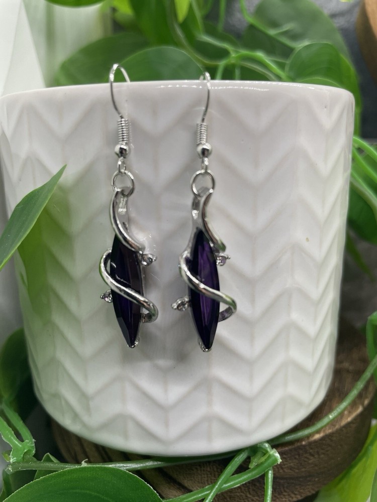 2” Silver-tone Retro Boho Drop Dangle Earring Set New Free Ship B4959