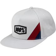 100% Cornerstone Snapback Hat - Light Grey 20050-023-01