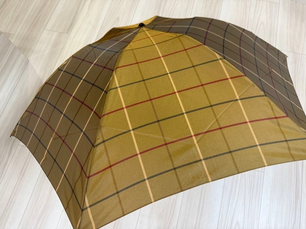 Burberrys Plaid Folding Umbrella Men umbrella Accessory Original Collection