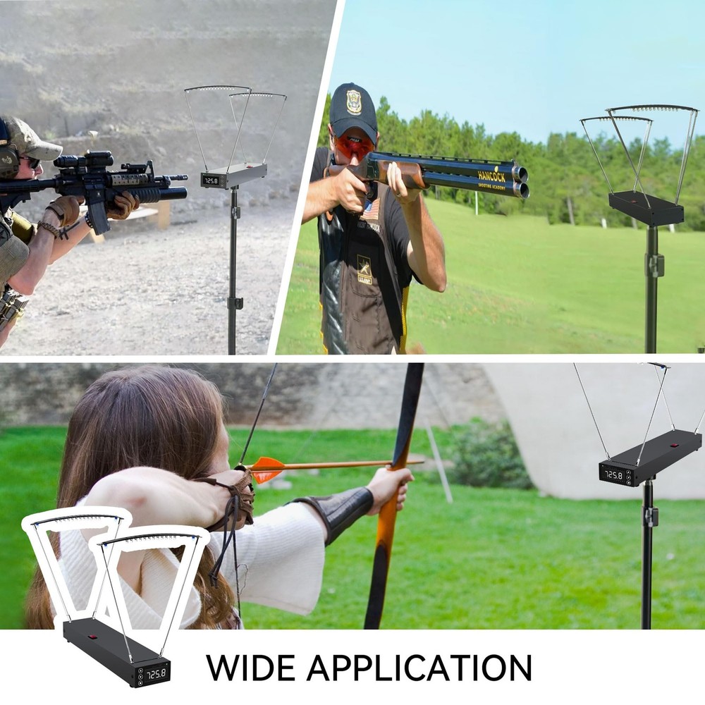 SC2000 Ballistic Chronograph for Rifle Shooting: Precision Speed SILVER