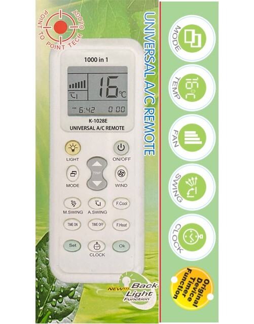 Universal Air Conditioner Replacement Remote Control for Most Air-Conditioning