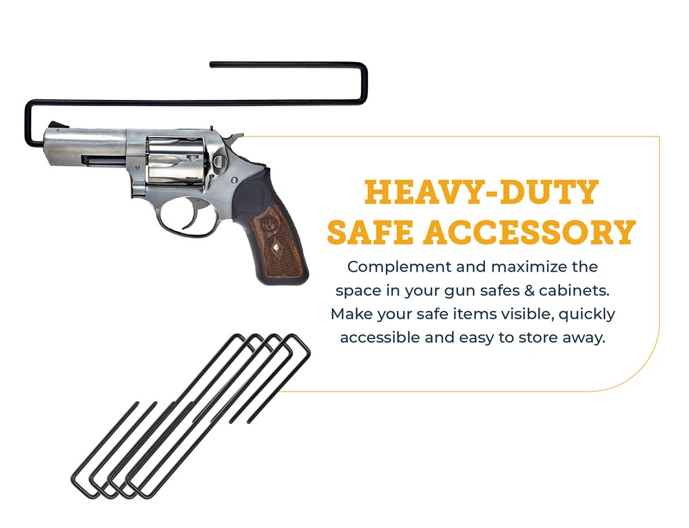 SnapSafe Handgun Hangers (4 Pack)