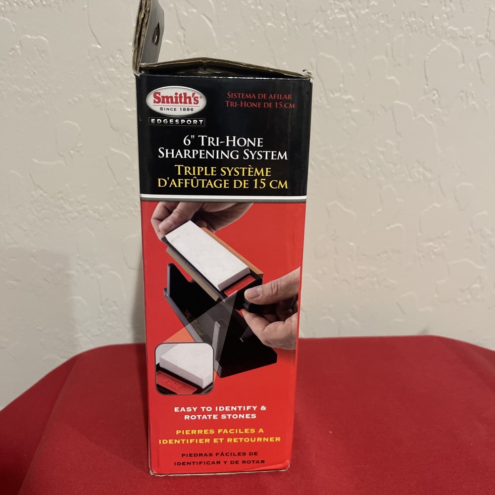 Smith's TRI-6 Arkansas Tri-Hone Sharpening Stones System